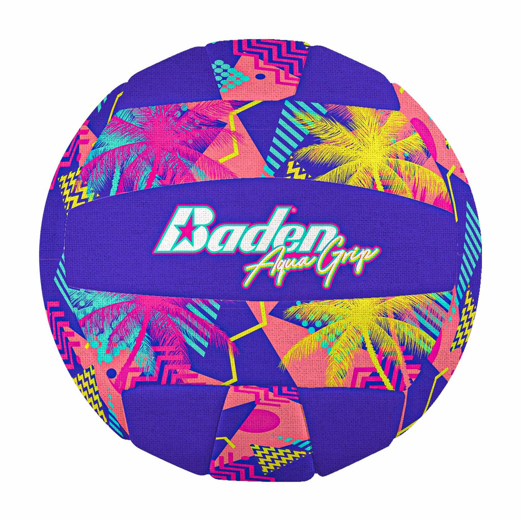 [Like New] Baden Aquagrip Neoprene Pool Volleyball Size 5 Tropical Colors
