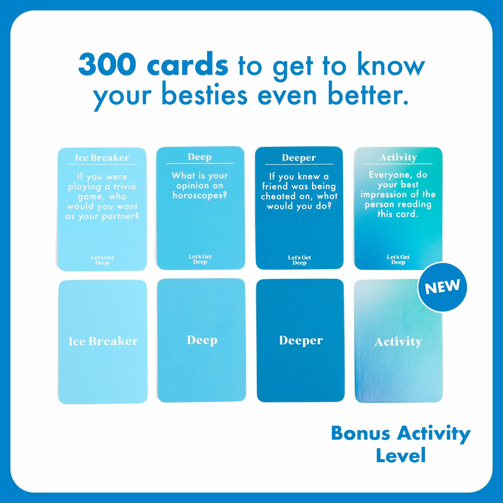WHAT DO YOU MEME? Let's Get Deep Friends Edition Card Game 400 Cards