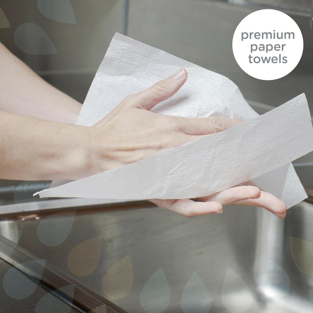 Kleenex Kimberly-Clark Hand Towels 1-Ply White 60 Count Full Sheet