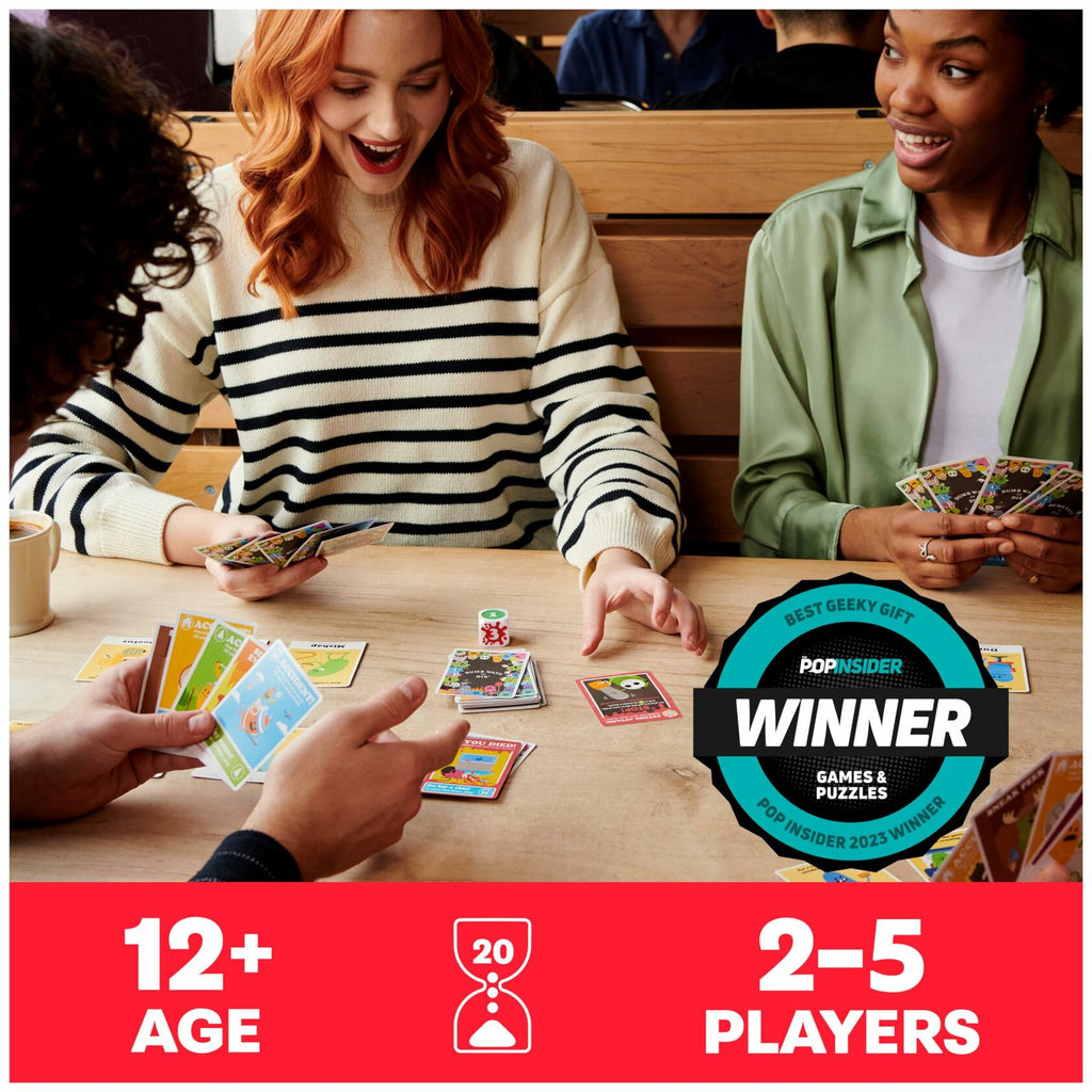 Spin Master Dumb Ways to Die Card Game Survival Strategy 2-5 Players Ages 12+