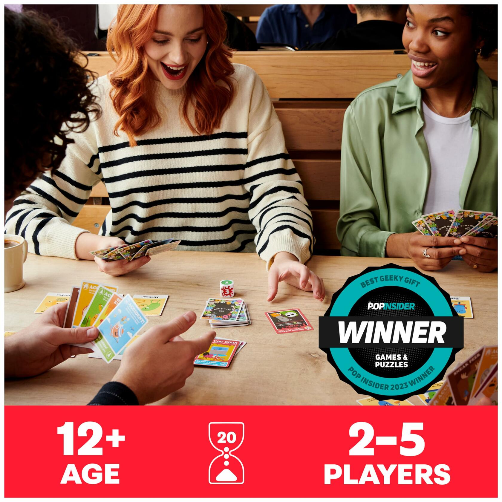 Spin Master Dumb Ways to Die Card Game Survival Strategy 2-5 Players Ages 12+