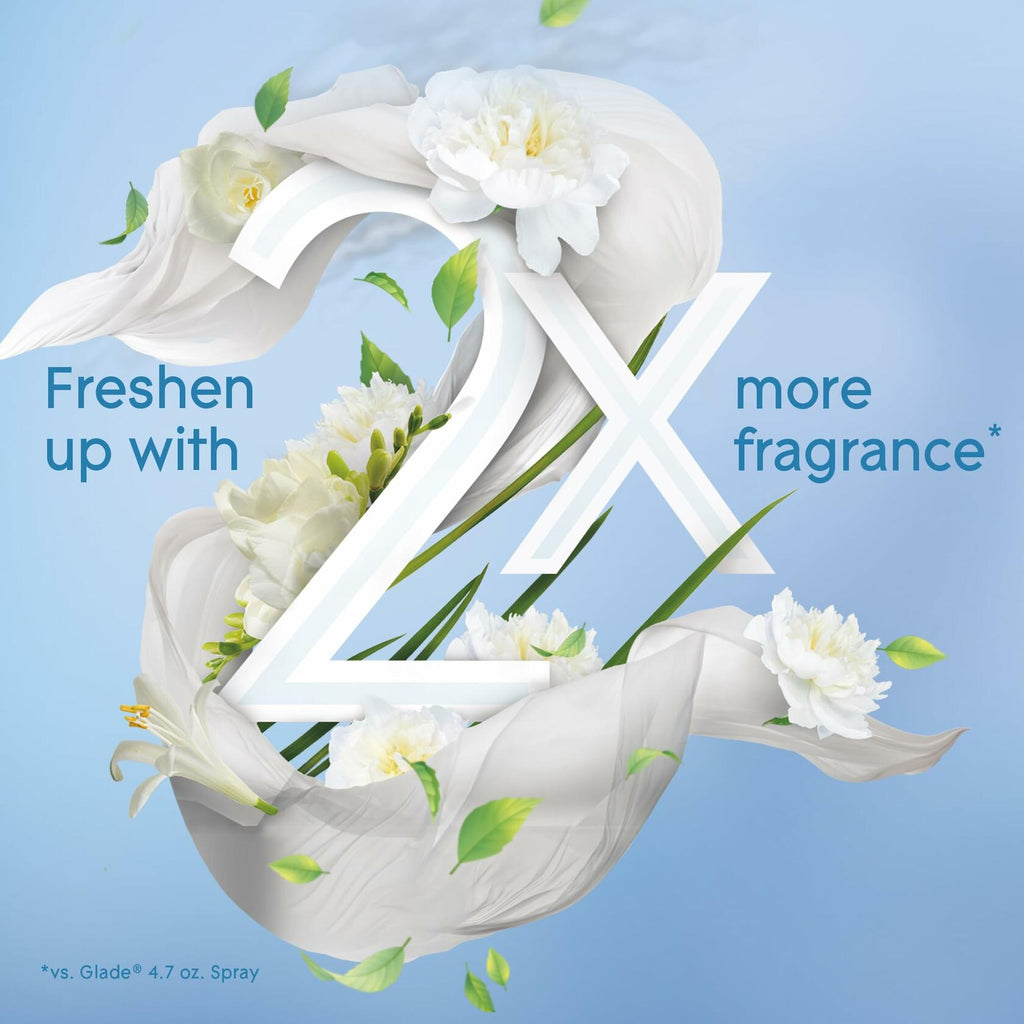 Glade Air Freshener Odor Fighting Room Spray Clean Linen 8.3 Oz 2 Pack