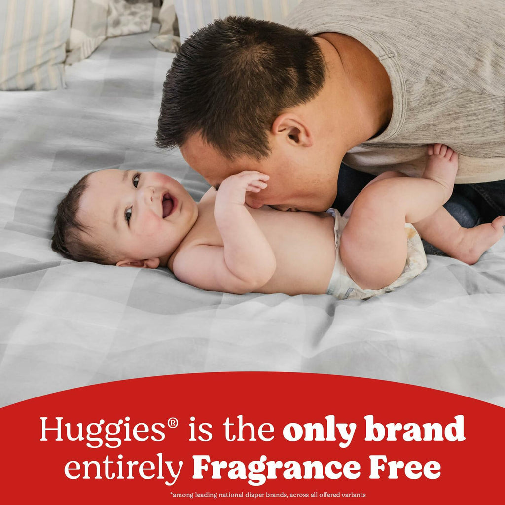 Huggies Little Snugglers Baby Diapers White 32 Count Size 1 (8-14 lbs)