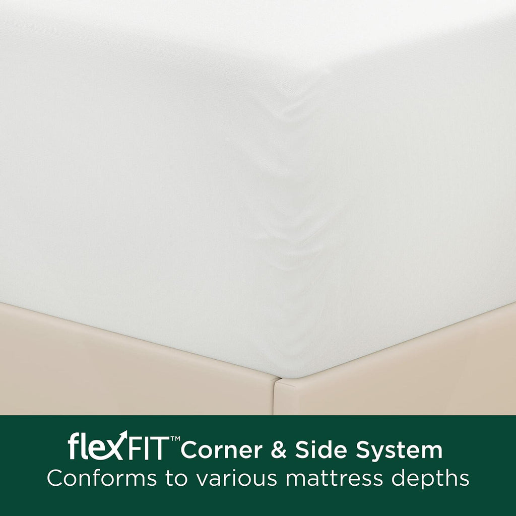 [Like New] AllerEase Cotton Fresh Mattress Protector Waterproof White Queen Size