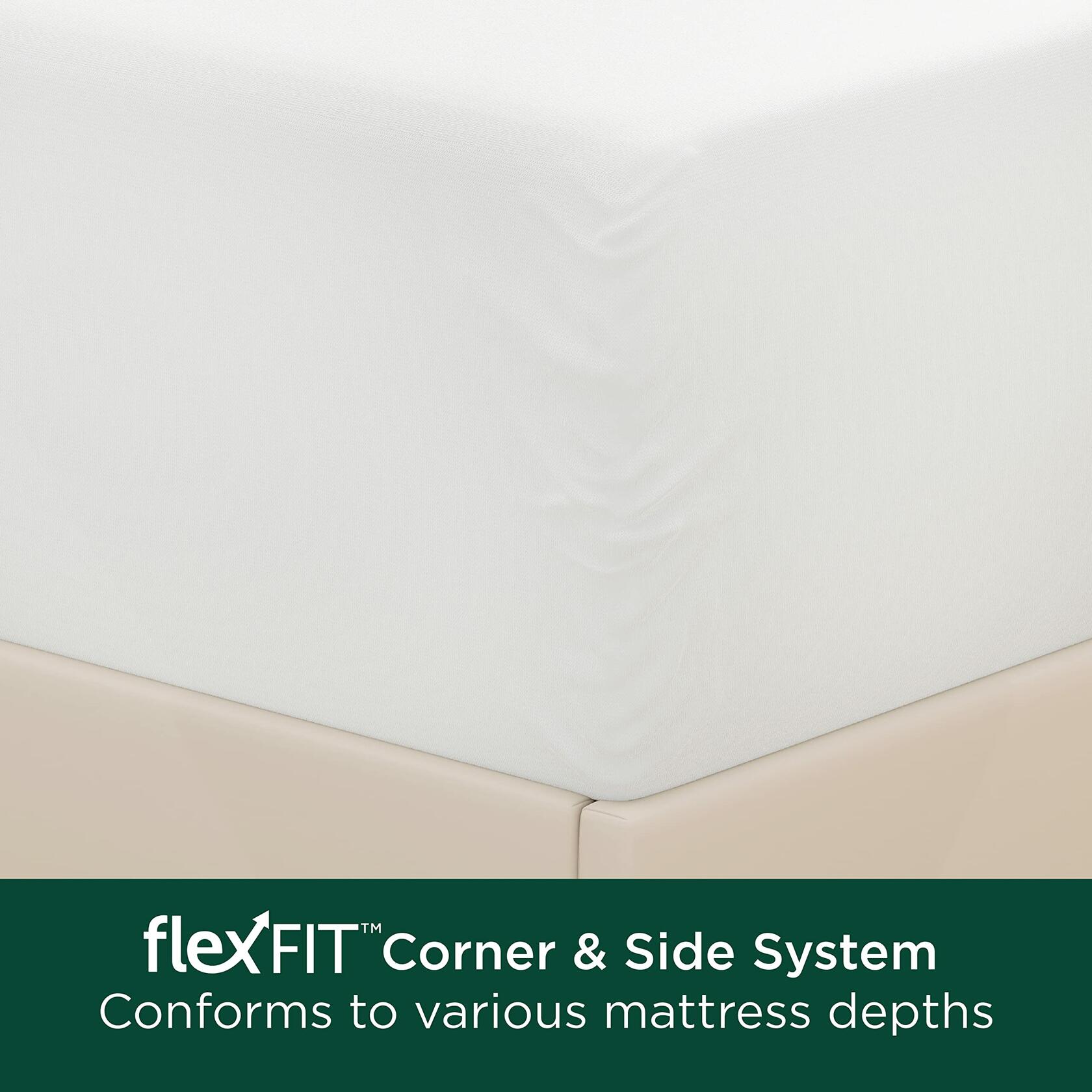 [Like New] AllerEase Cotton Fresh Mattress Protector Waterproof White Queen Size