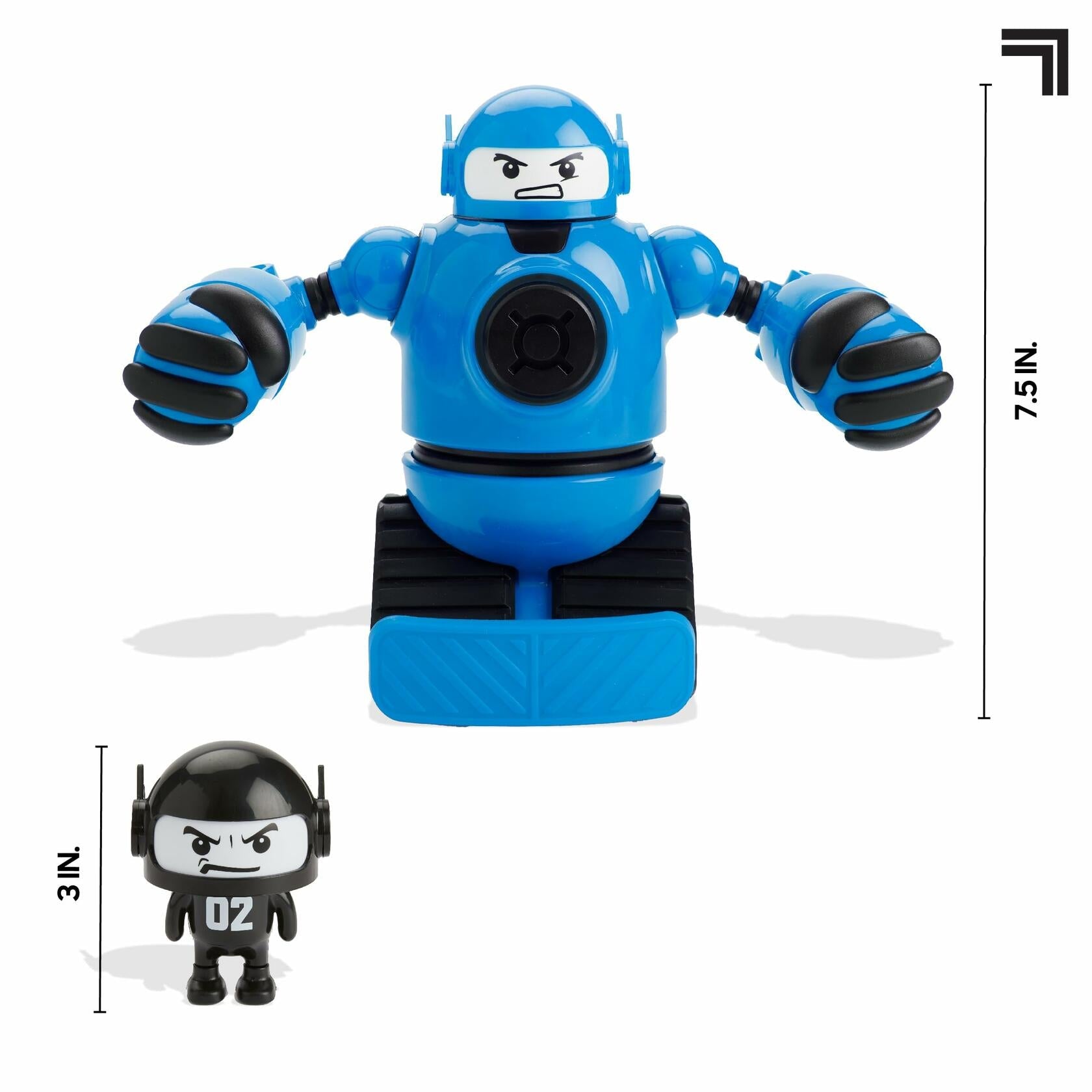 Sharper Image Mecha Rivals Remote Control Battle Robots Game Set Blue White