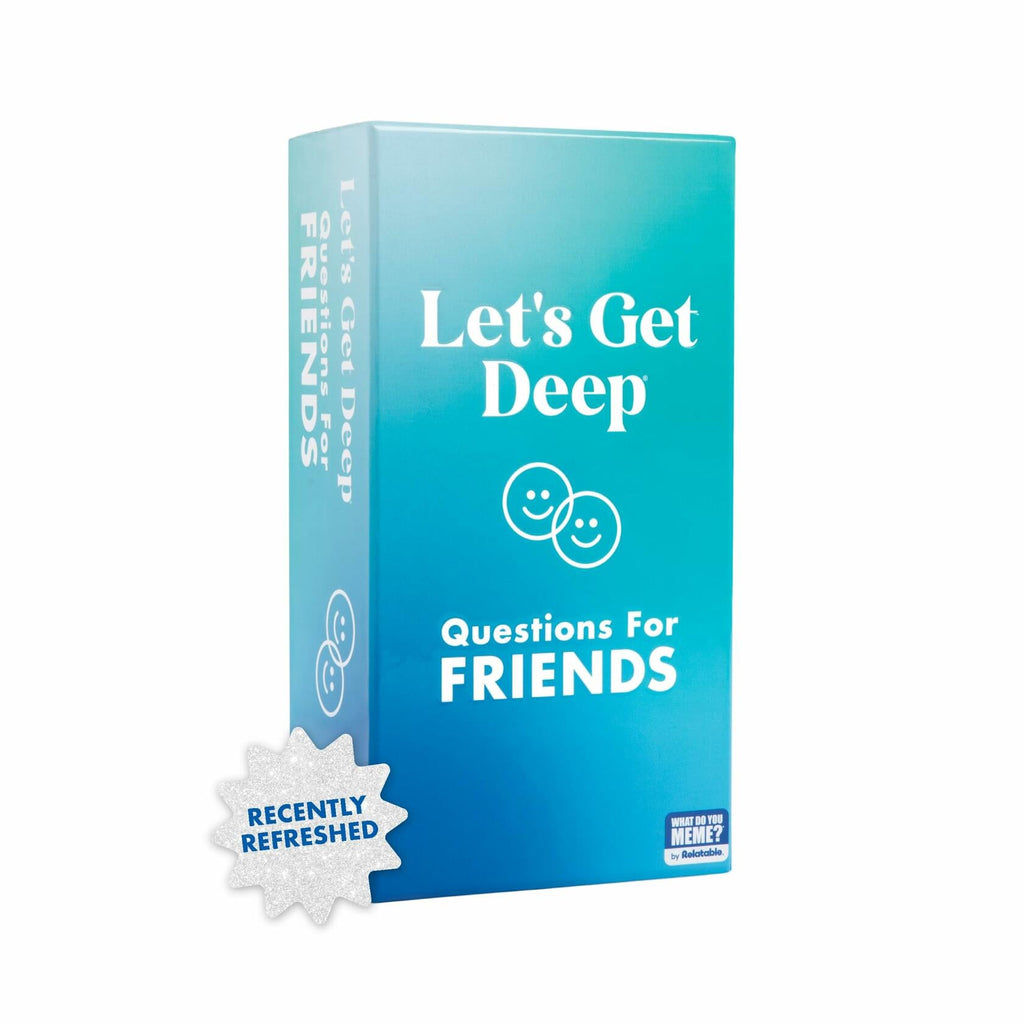 [Like New] WHAT DO YOU MEME? Let's Get Deep Friends Edition Card Game 400 Cards