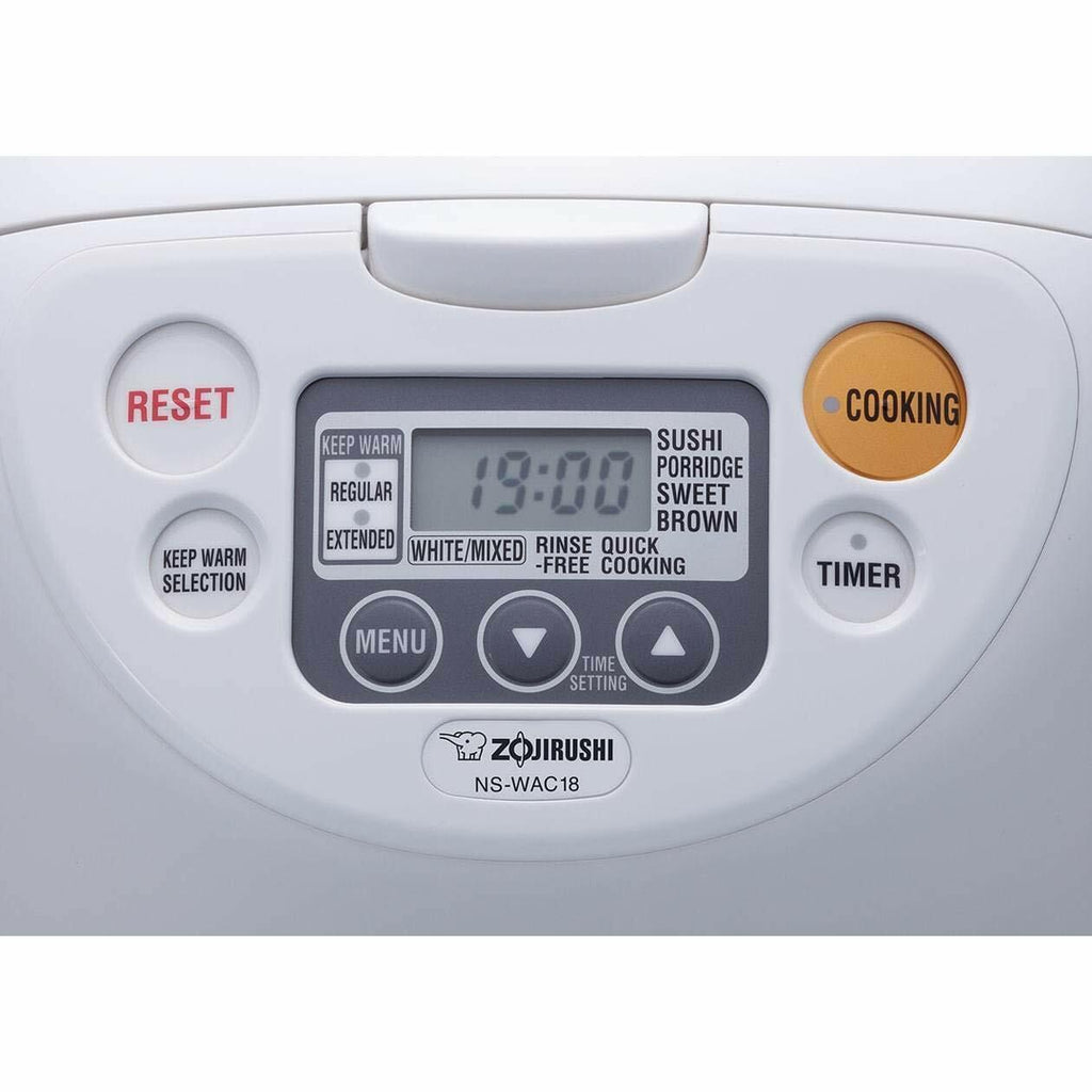 Zojirushi Micom Rice Cooker and Warmer 10-Cup Cool White