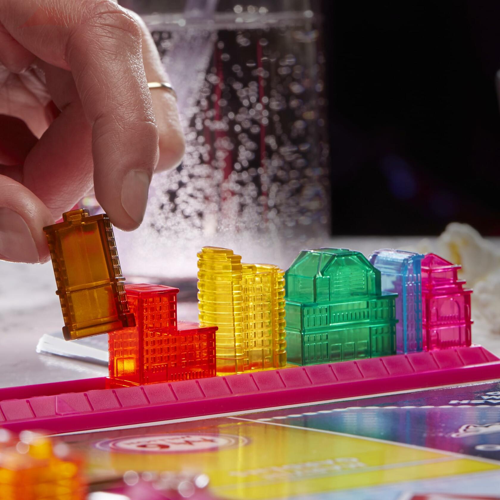 Hasbro Monopoly Chance Board Game Fast-Paced Family Party Ages 8+ 2-4 Players