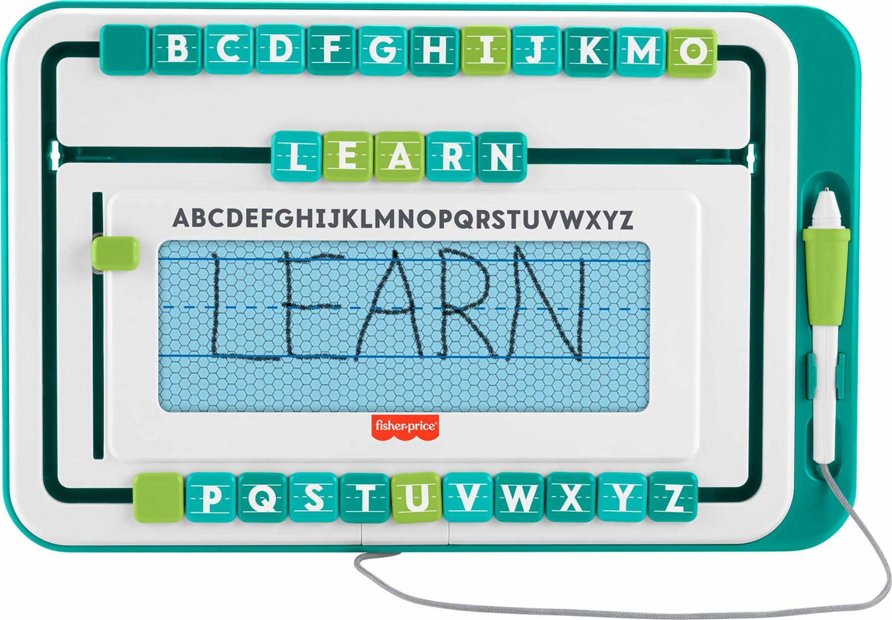 [Like New] Fisher-Price Alpha Slide Writer Magnetic Drawing Tablet Multicolor Kids 3+