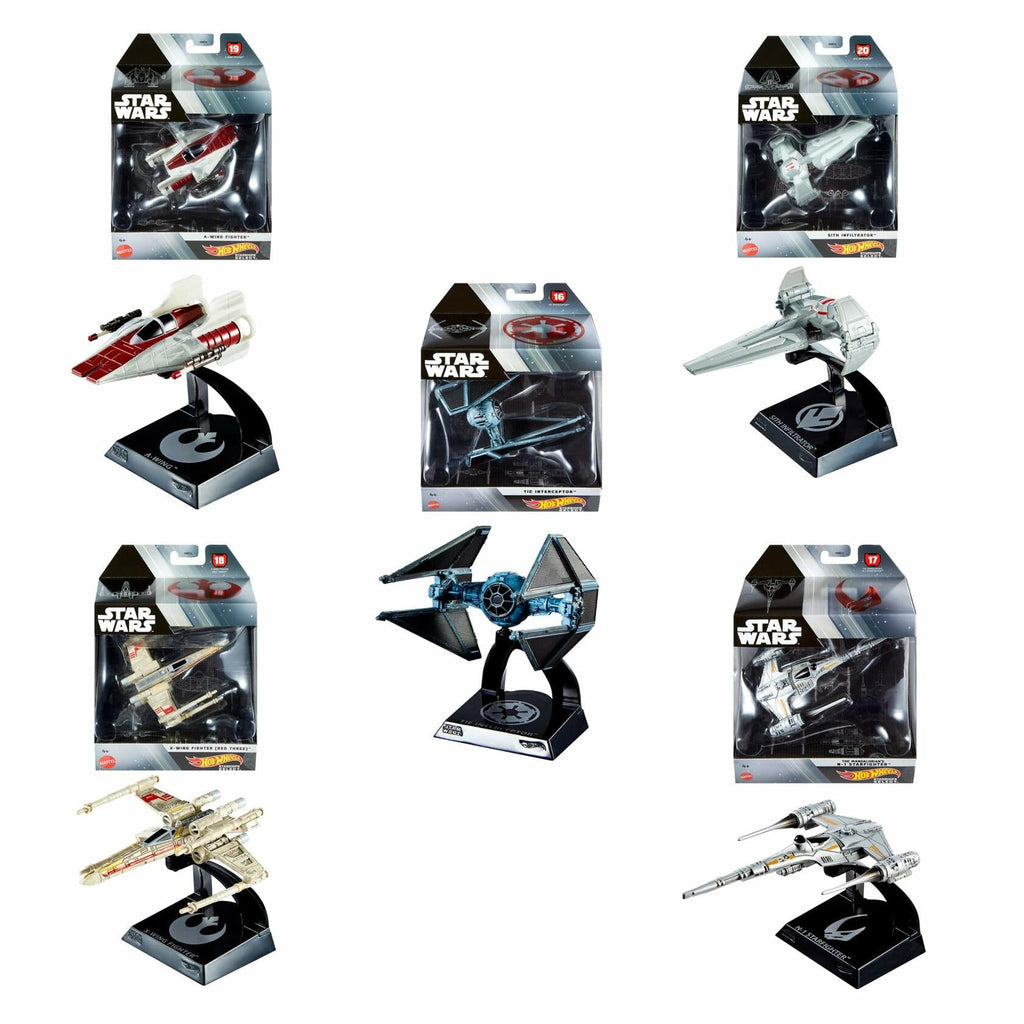Hot Wheels Naboo N1 Starfighter Collectible Vehicle Die-Cast 0.63lb