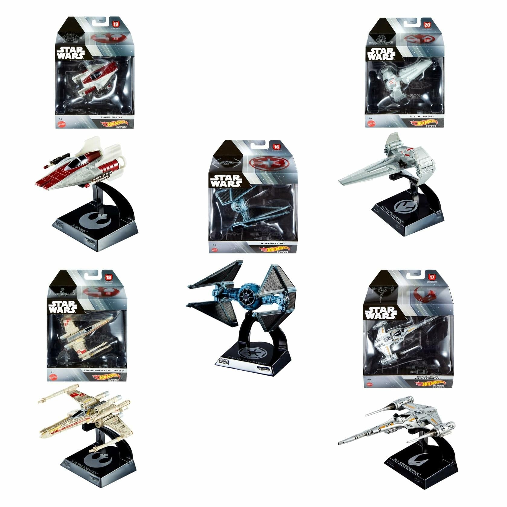 Hot Wheels Naboo N1 Starfighter Collectible Vehicle Die-Cast 0.63lb