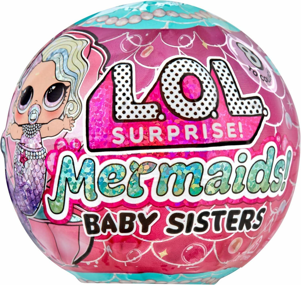 LOL Surprise Mermaids Baby Sisters Color Change Tail 8 Dolls Set