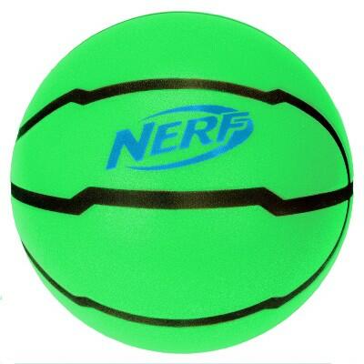 NERF Quiet Zone Official Sized Basketball Green