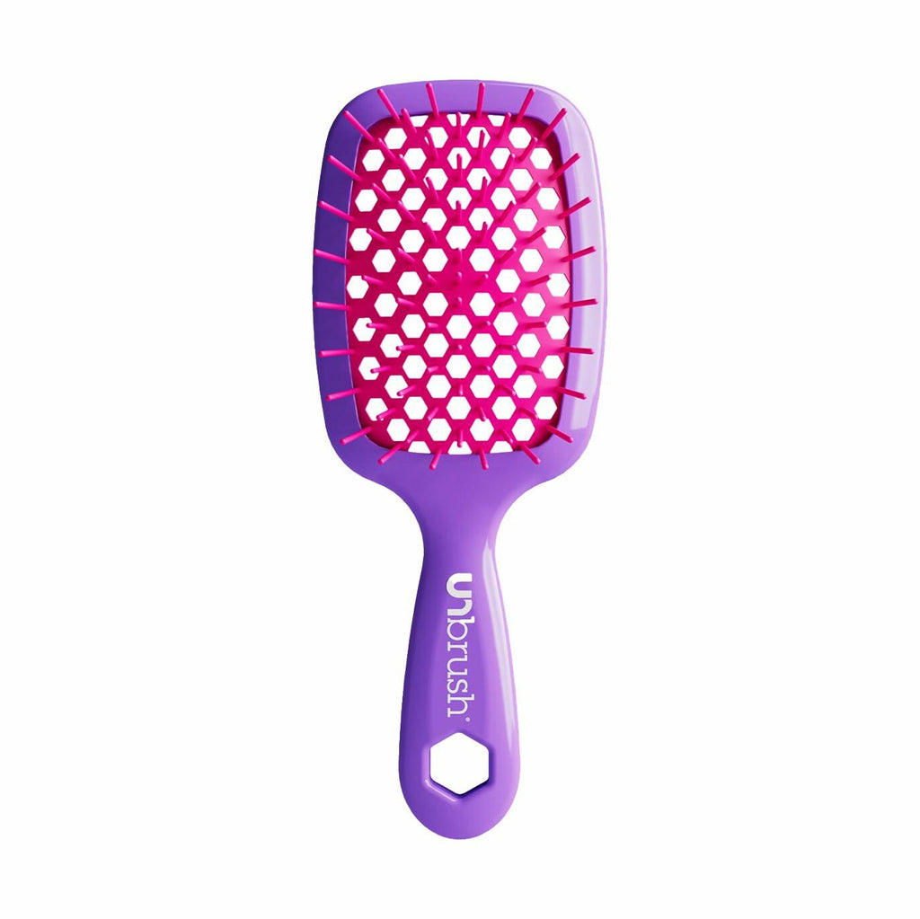 FHI Heat UNbrush Detangling Hair Brush Mini Electric Berry Neon