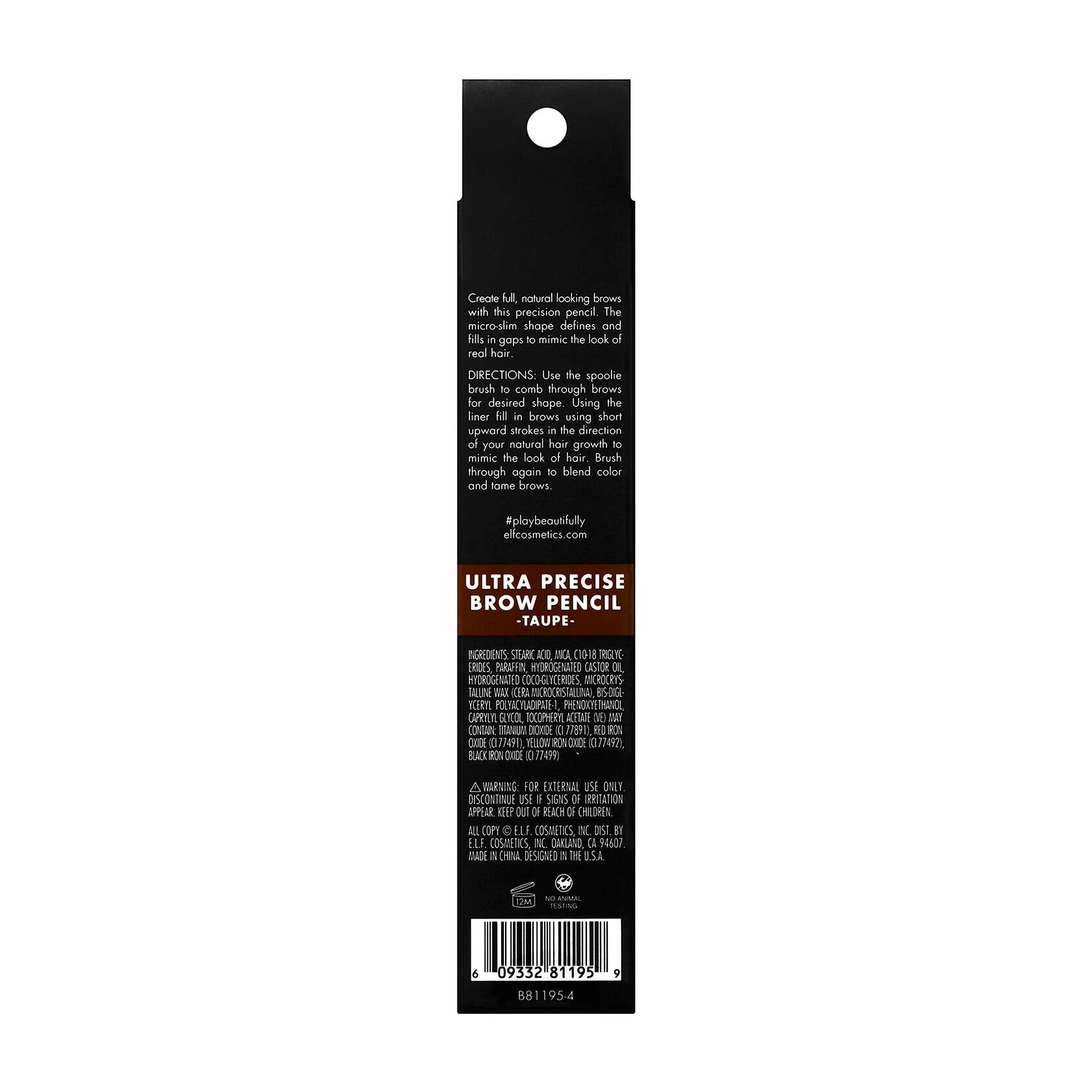 e.l.f. Precise Brow Pencil 0.05g by e.l.f. Cosmetics Micro-Slim Define