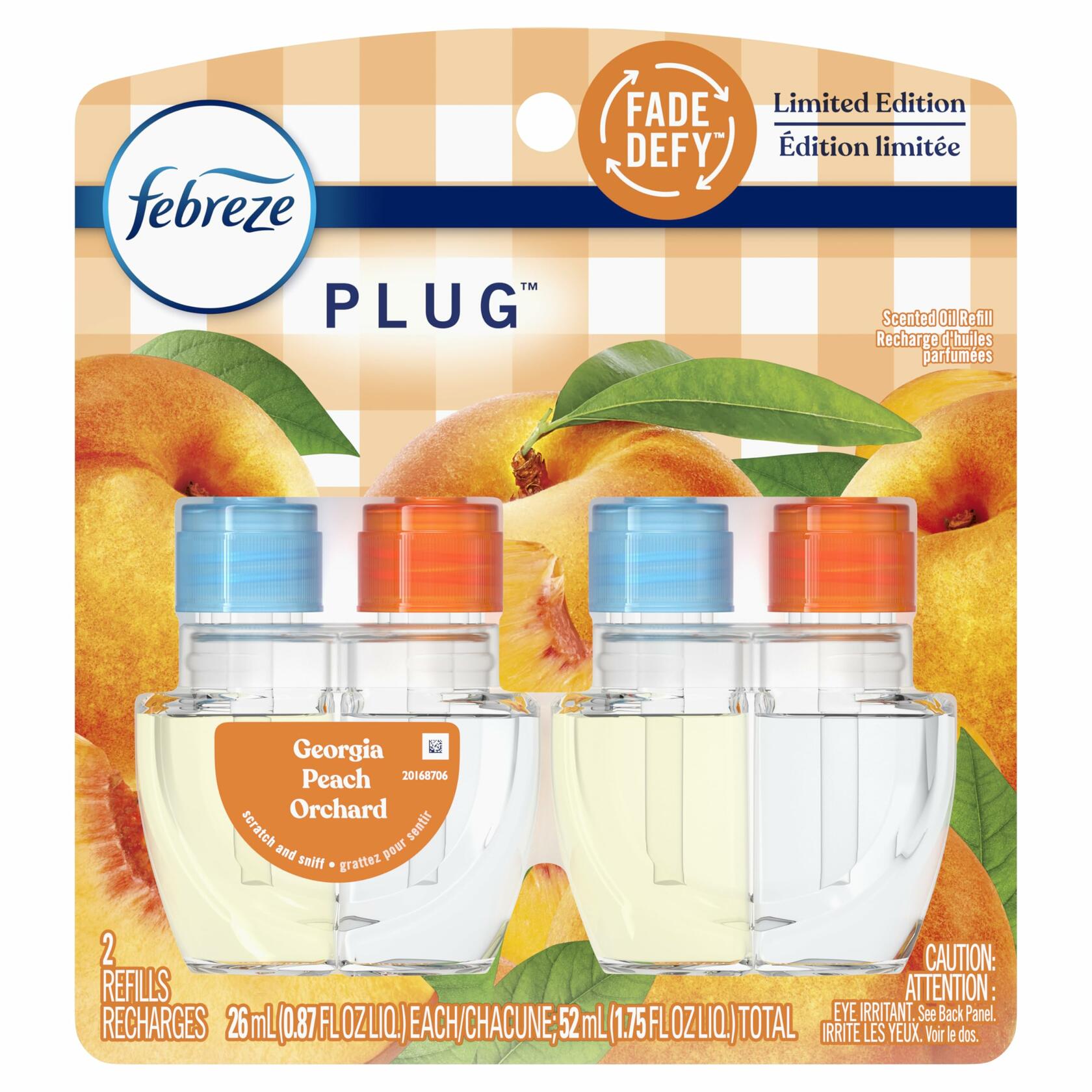 Febreze Plug Dual Refill Southern Lilac Mornings Scent 0.87fl oz 2 Pack Beige