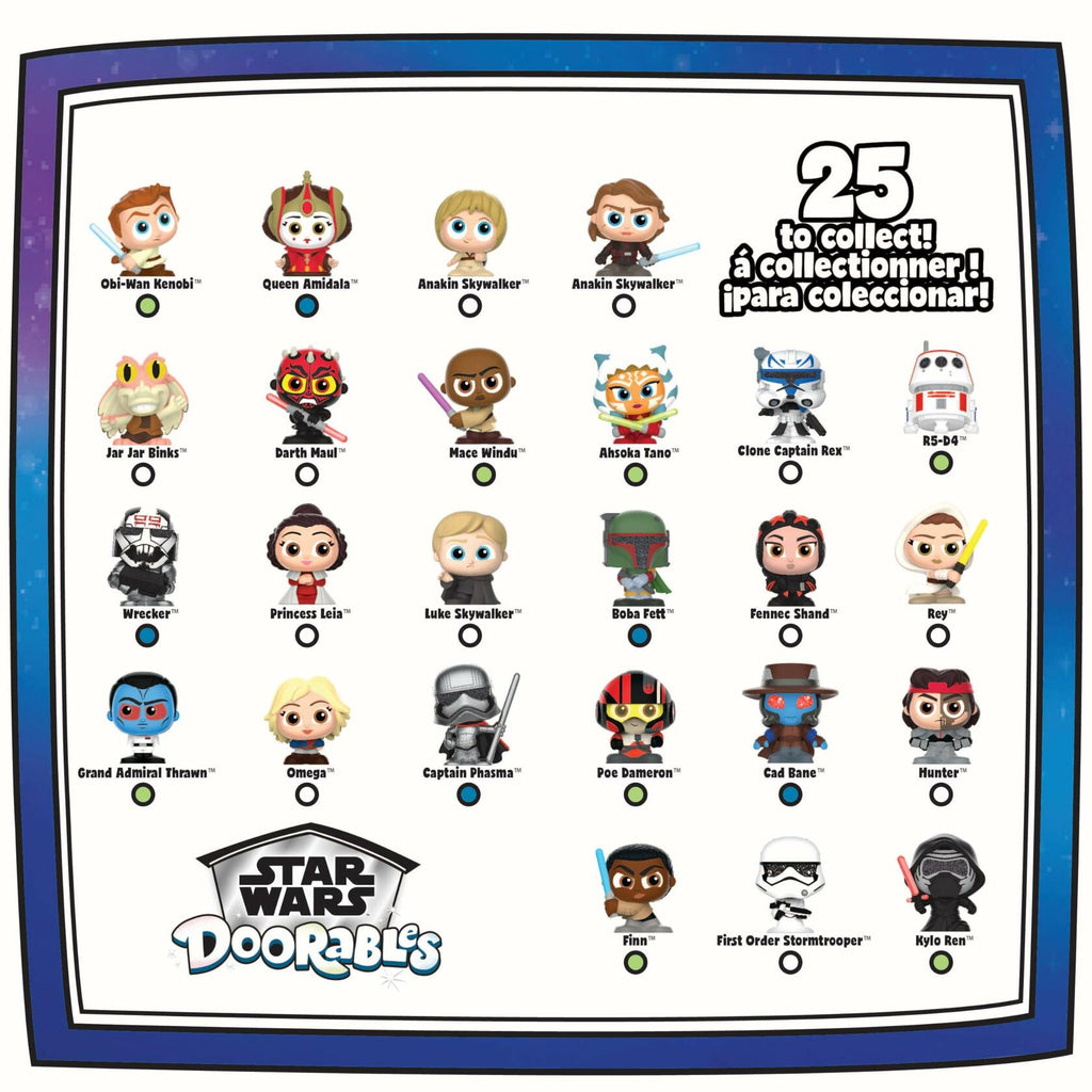 Star Wars Doorables Galaxy Peek Series 2 1.5-inch Surprise Collectible Figures
