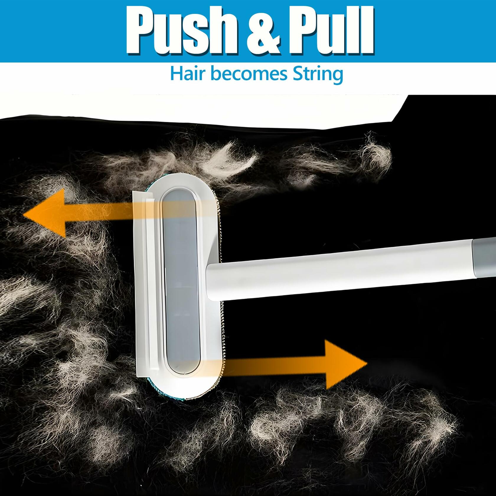 SWJDQS Pet Hair Removal Tool 2 Pieces 4 in 1 Multifunctional Broom Brush