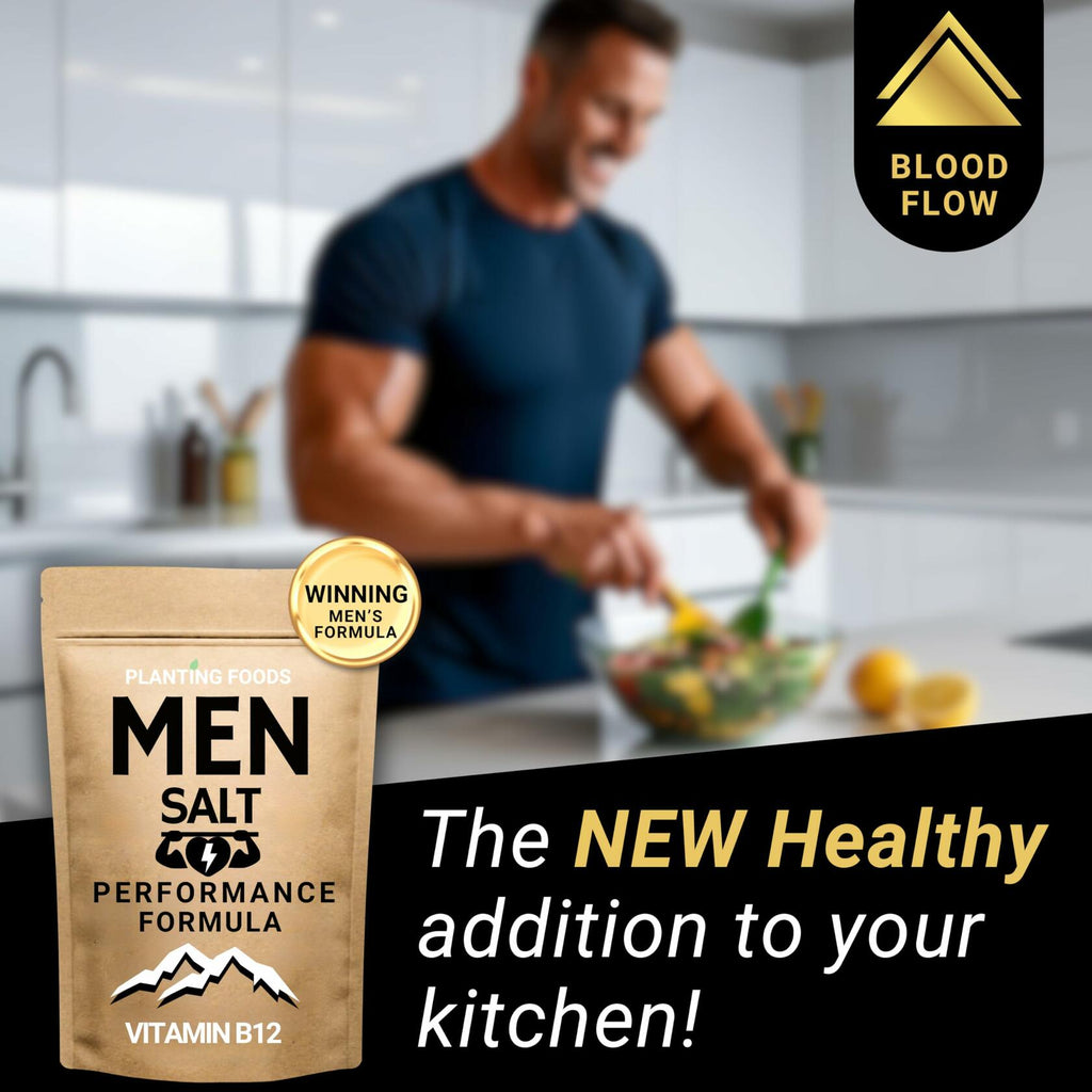 Men’s Salt Performance Formula w/ B12 & Himalayan Minerals 1500+ Servings