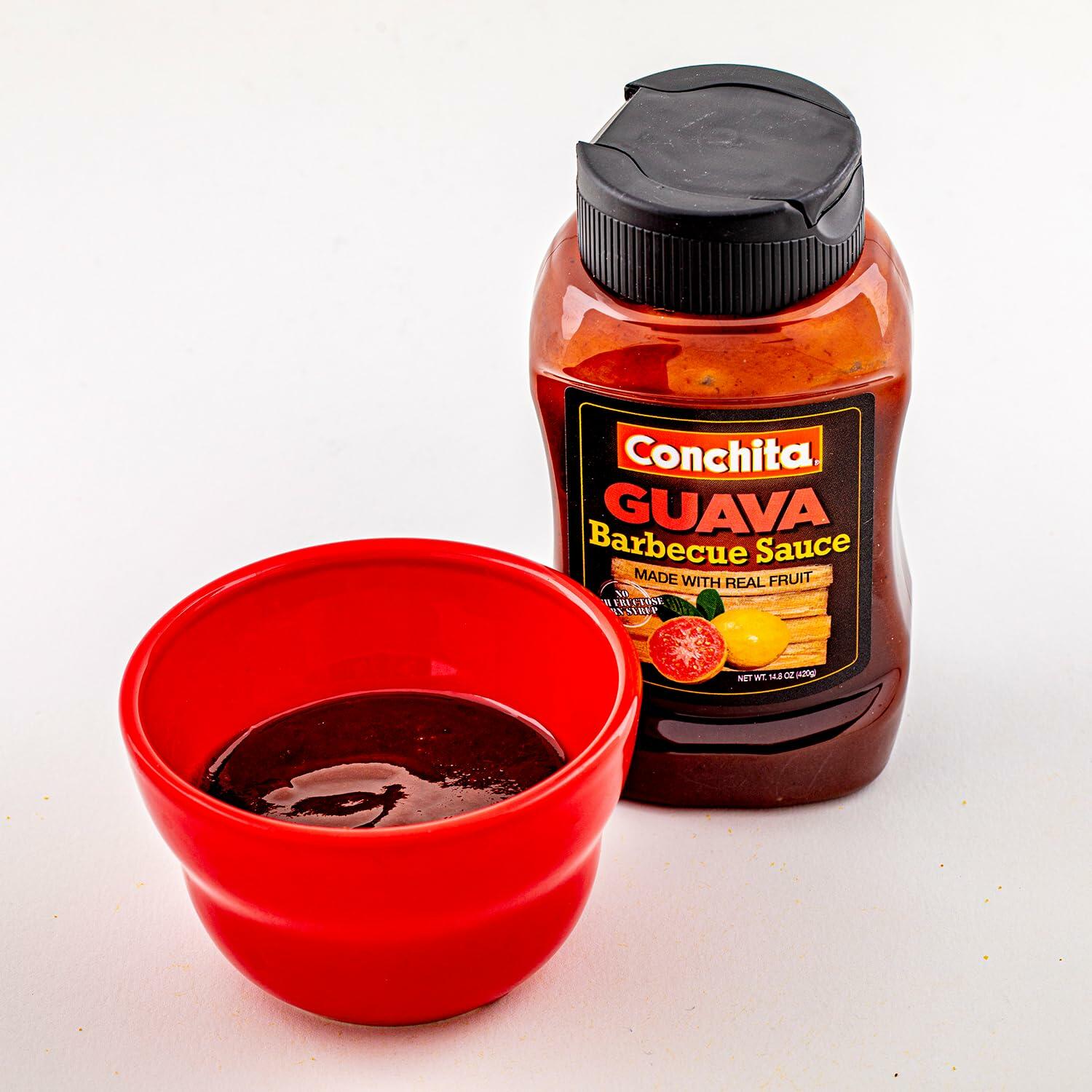 BestBy 2/25 Guava Barbecue Sauce 14oz Tropical Flavor Great for Grilling,Dipping