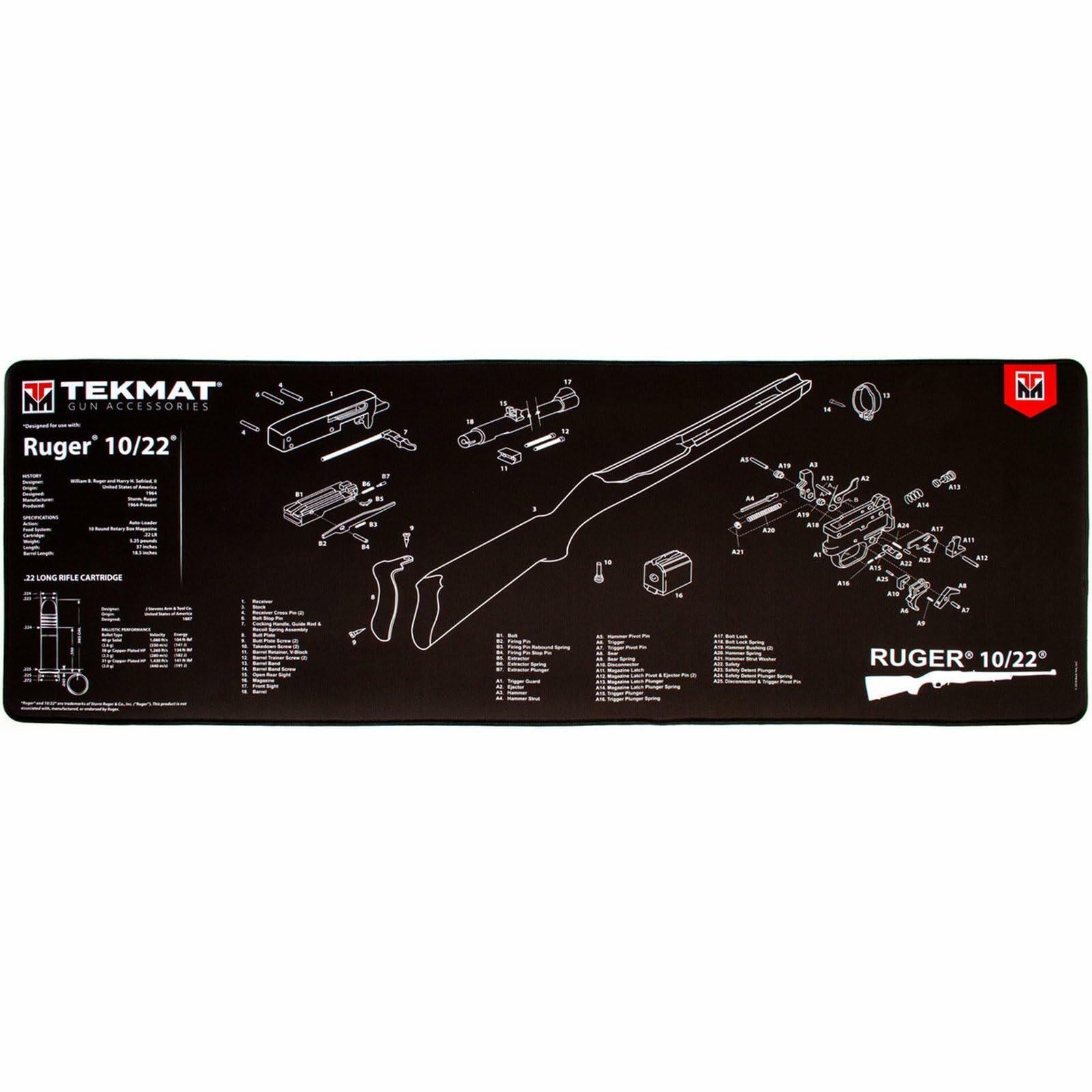 [Like New] TekMat Ultra Premium 15x44 Oil Resistant Non-Slip Mat Black