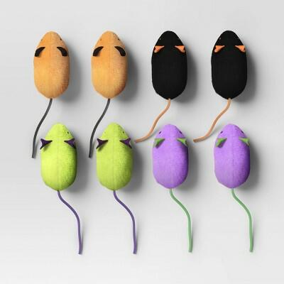 Hyde & EEK! Boutique Halloween Mice Cat Plush Toy Set 8pc