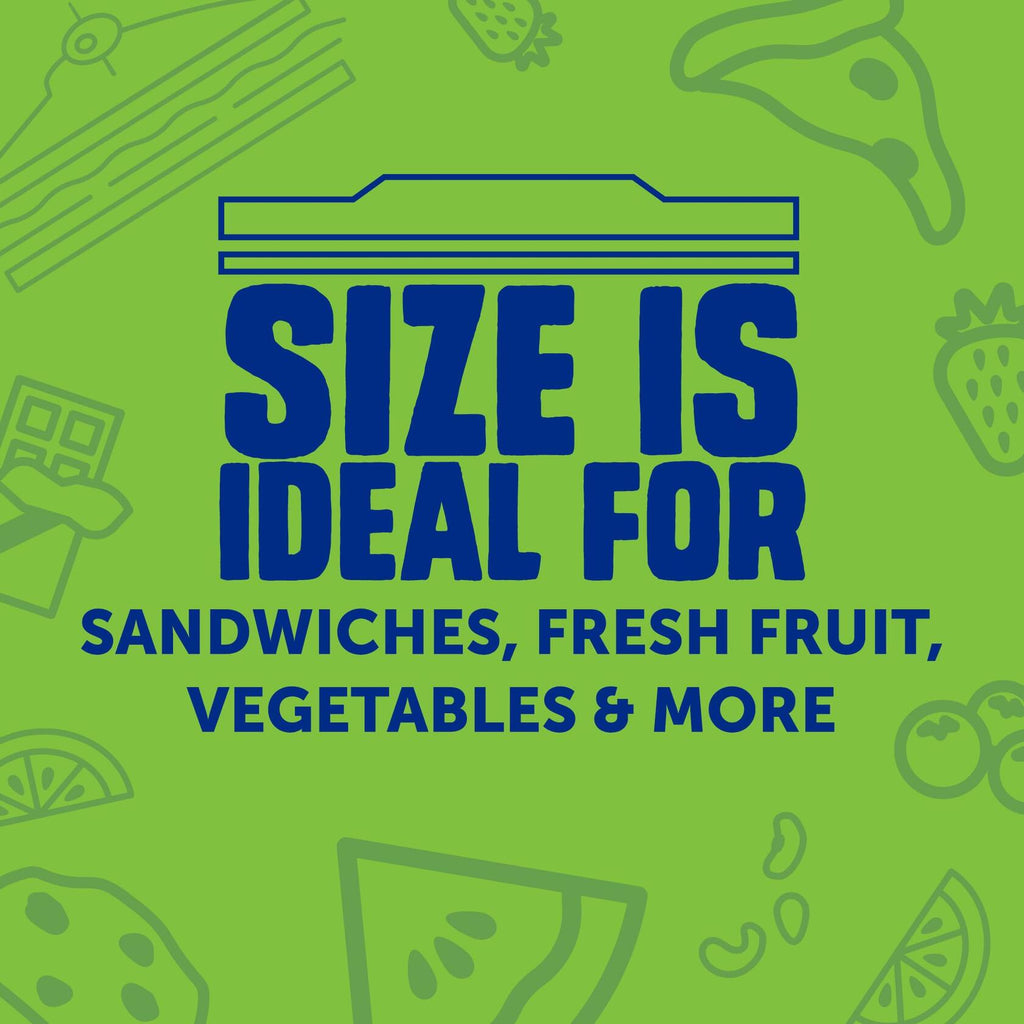 Ziploc Sandwich & Snack Bags EasyGuide Grip 'n Seal 150 Bags