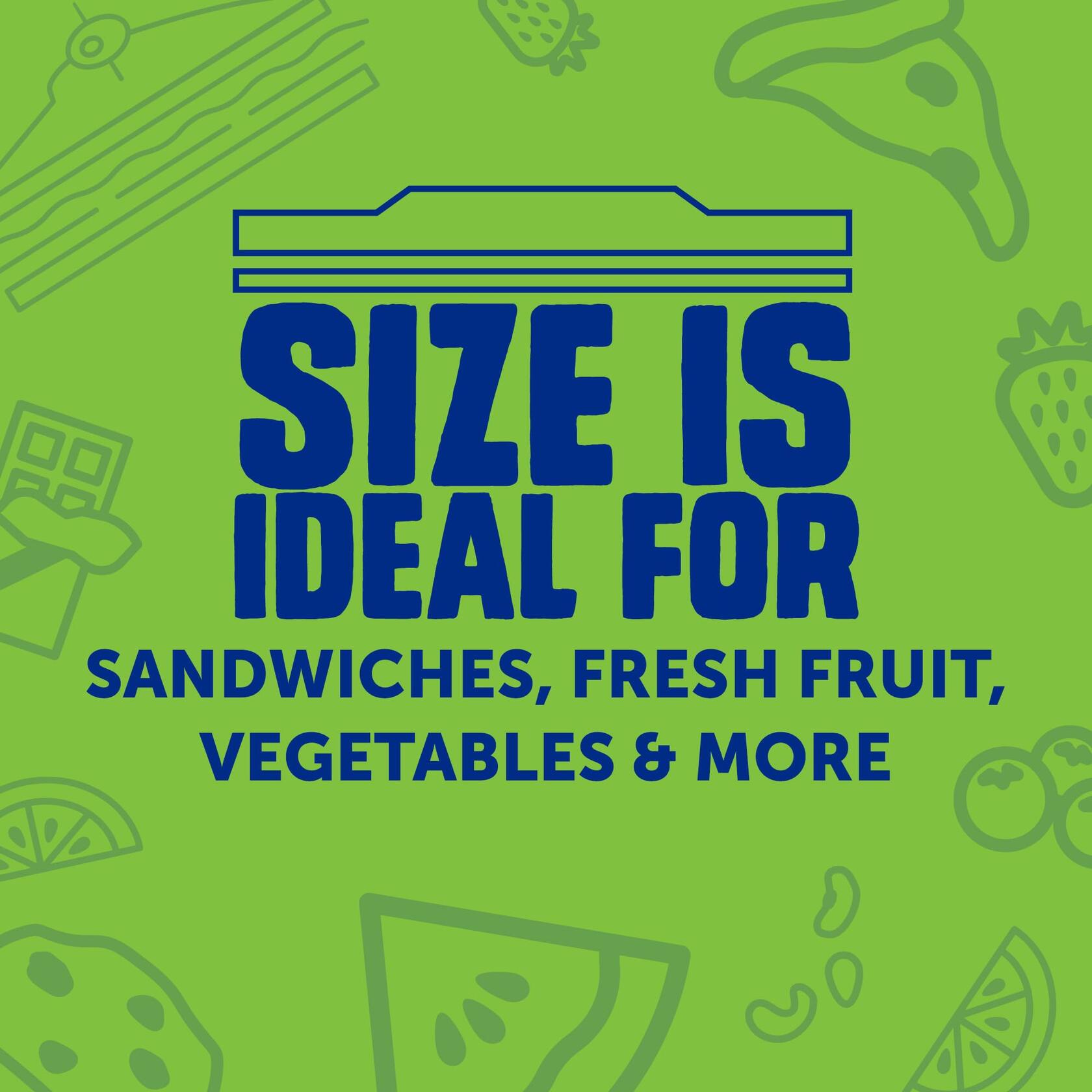 Ziploc Sandwich & Snack Bags EasyGuide Grip 'n Seal 150 Bags