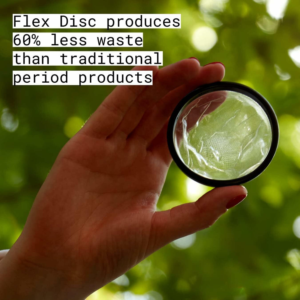FLEX Menstrual Discs Disposable Period Discs Reduce Cramps 24 Count