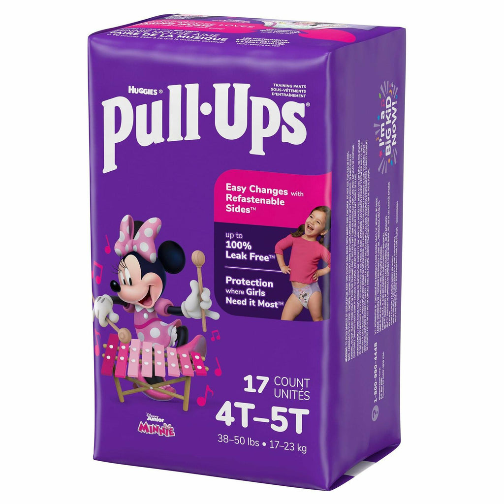 [Like New] Kimberly-Clark PullUps Toddler Training Pants Minnie Mouse Kid Design 68 Ct 4-5T