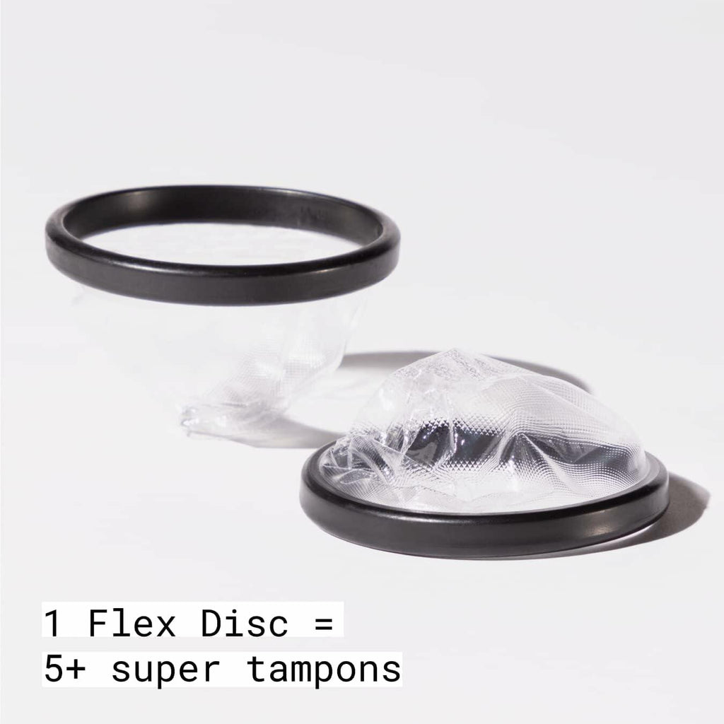 FLEX Menstrual Discs Disposable Period Discs Reduce Cramps 24 Count