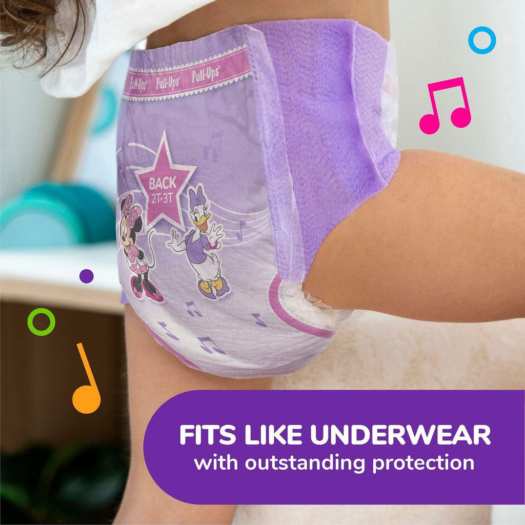 [Like New] Kimberly-Clark PullUps Toddler Training Pants Minnie Mouse Kid Design 68 Ct 4-5T