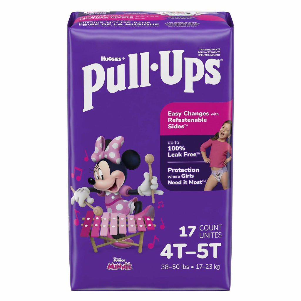 [Like New] Kimberly-Clark PullUps Toddler Training Pants Minnie Mouse Kid Design 68 Ct 4-5T