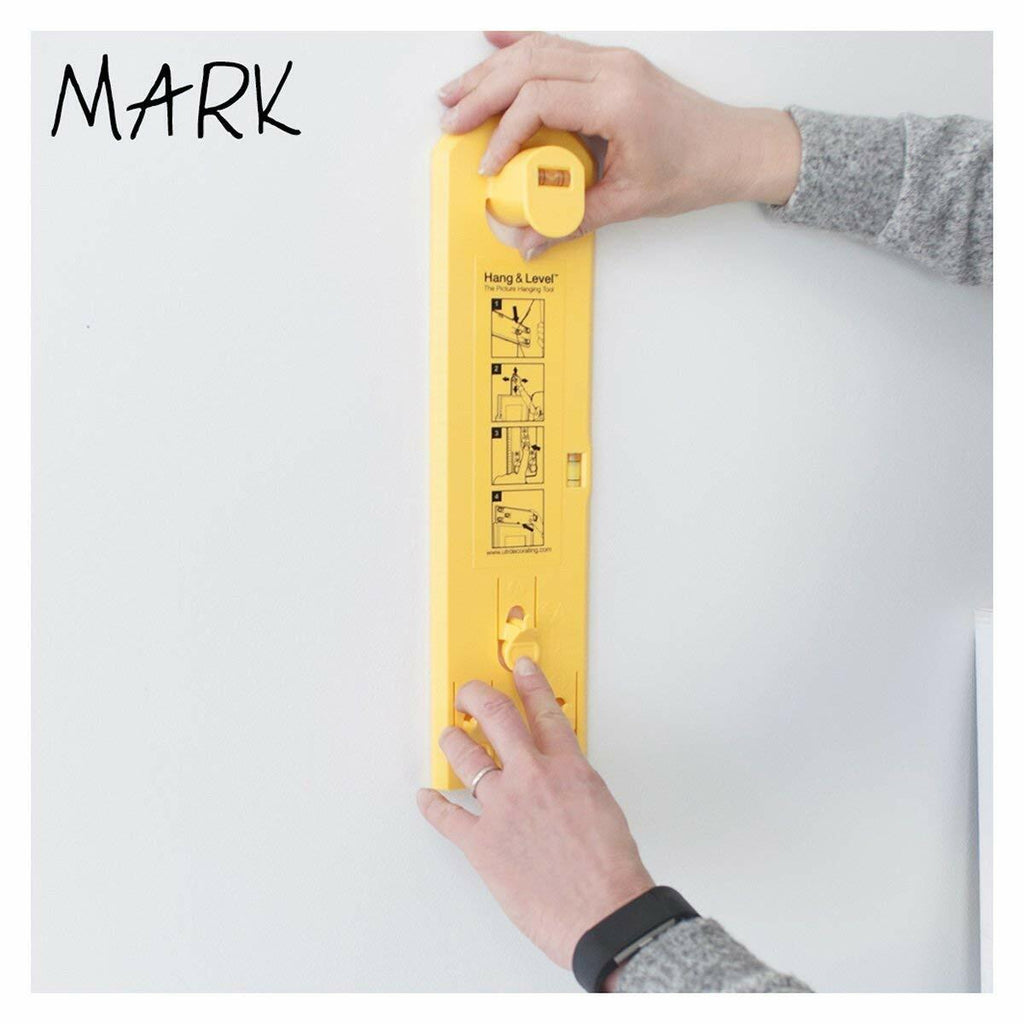 Under The Roof Decorating 100119 Picture Hanging Tool Yellow ABS Material