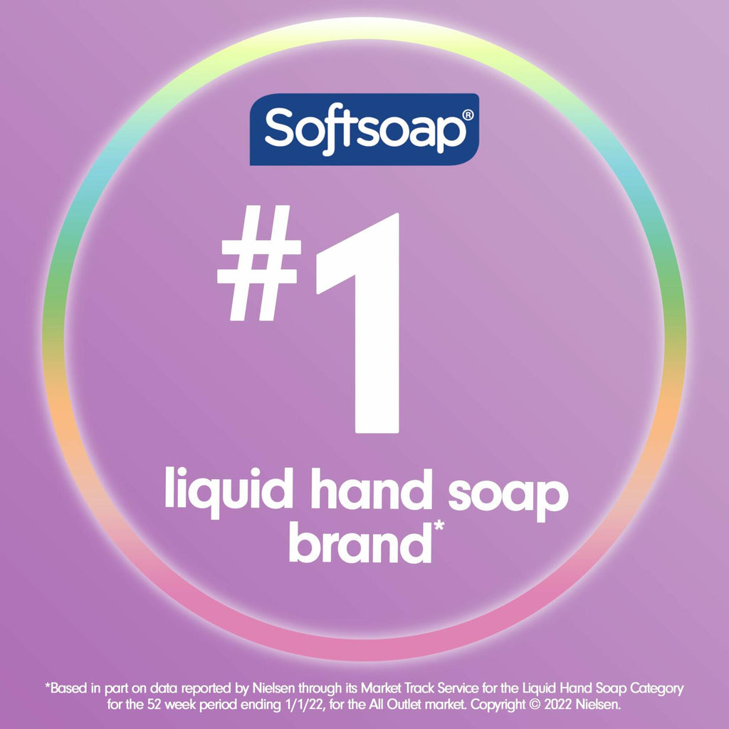 Softsoap Antibacterial Liquid Hand Soap Refill White Tea & Berry 50oz Clear