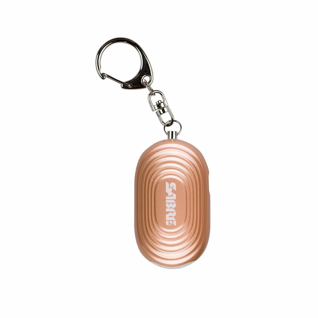 SABRE 2-in-1 Personal Alarm LED Light 130dB Siren Snap Hook Compact