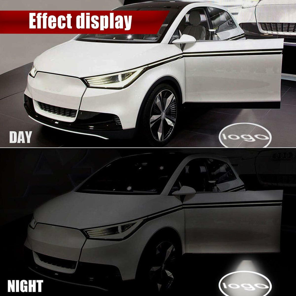 Reanna 2pcs Never Fade Car Door Lights Logo Projector Compatible with Dodge