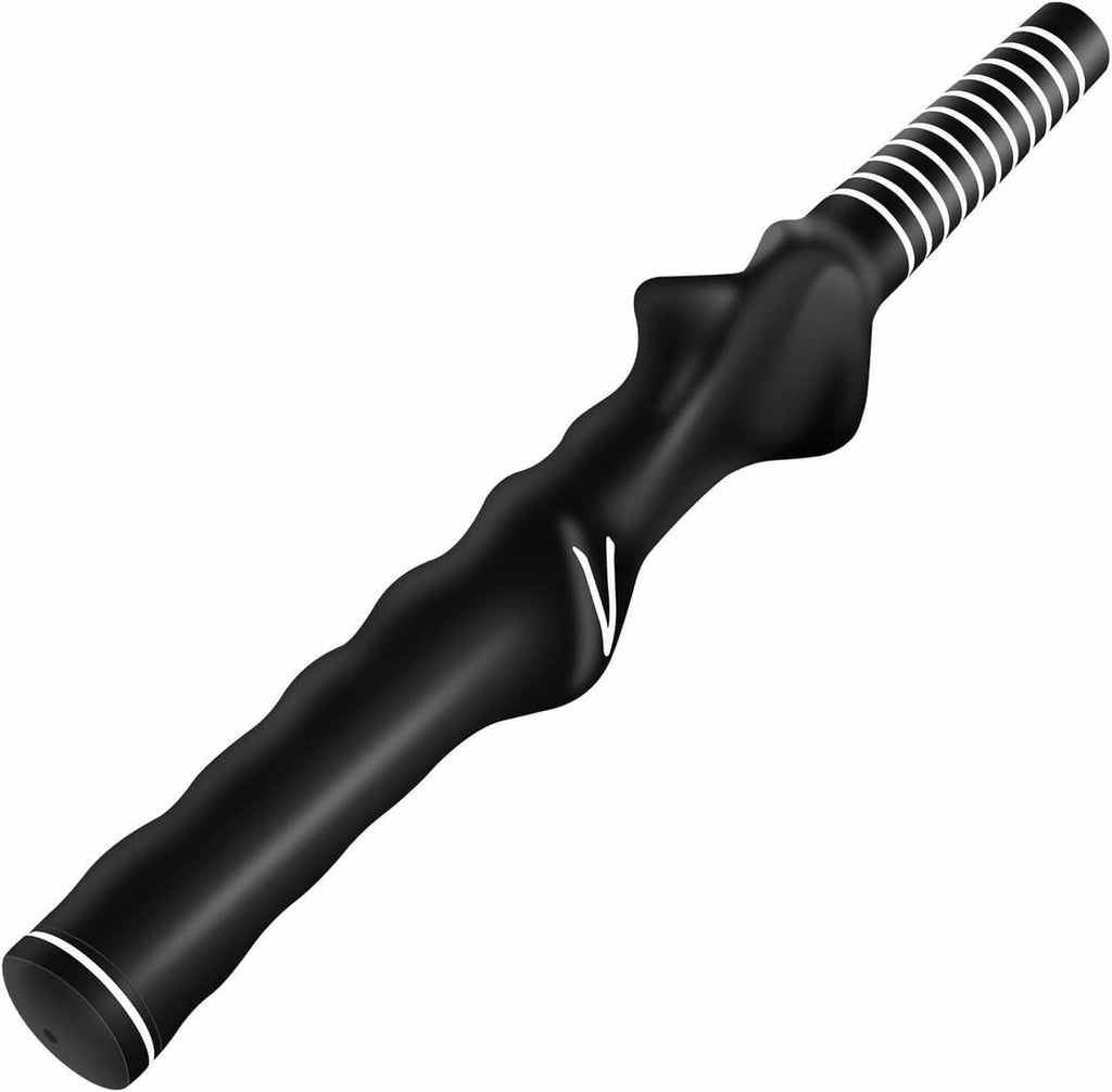 AXBALL Right Hand Golf Grip Trainer Molded Anti-Slip Wrist Trainer Black