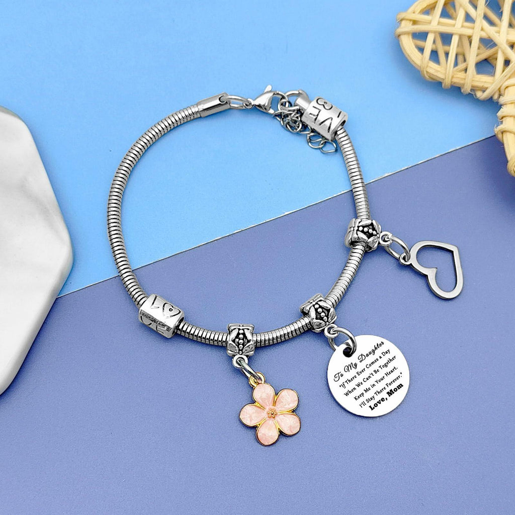 Daughter Bracelet Gift from Mom Dad Inspirational Jewelry for Women
