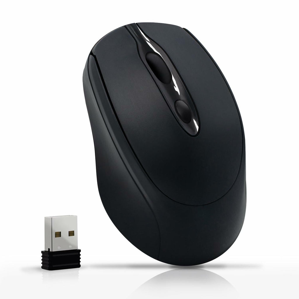 W-PROLUD Wireless Mouse Bluetooth 5.2 2.4G Dual Mode Ergonomic Pink