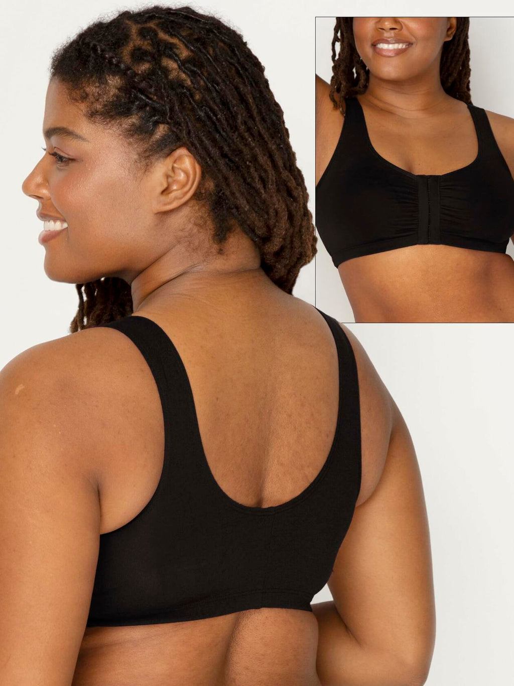 Fruit of the Loom 3 Pack Women’s Front Close Cotton Sports Bra Size 36
