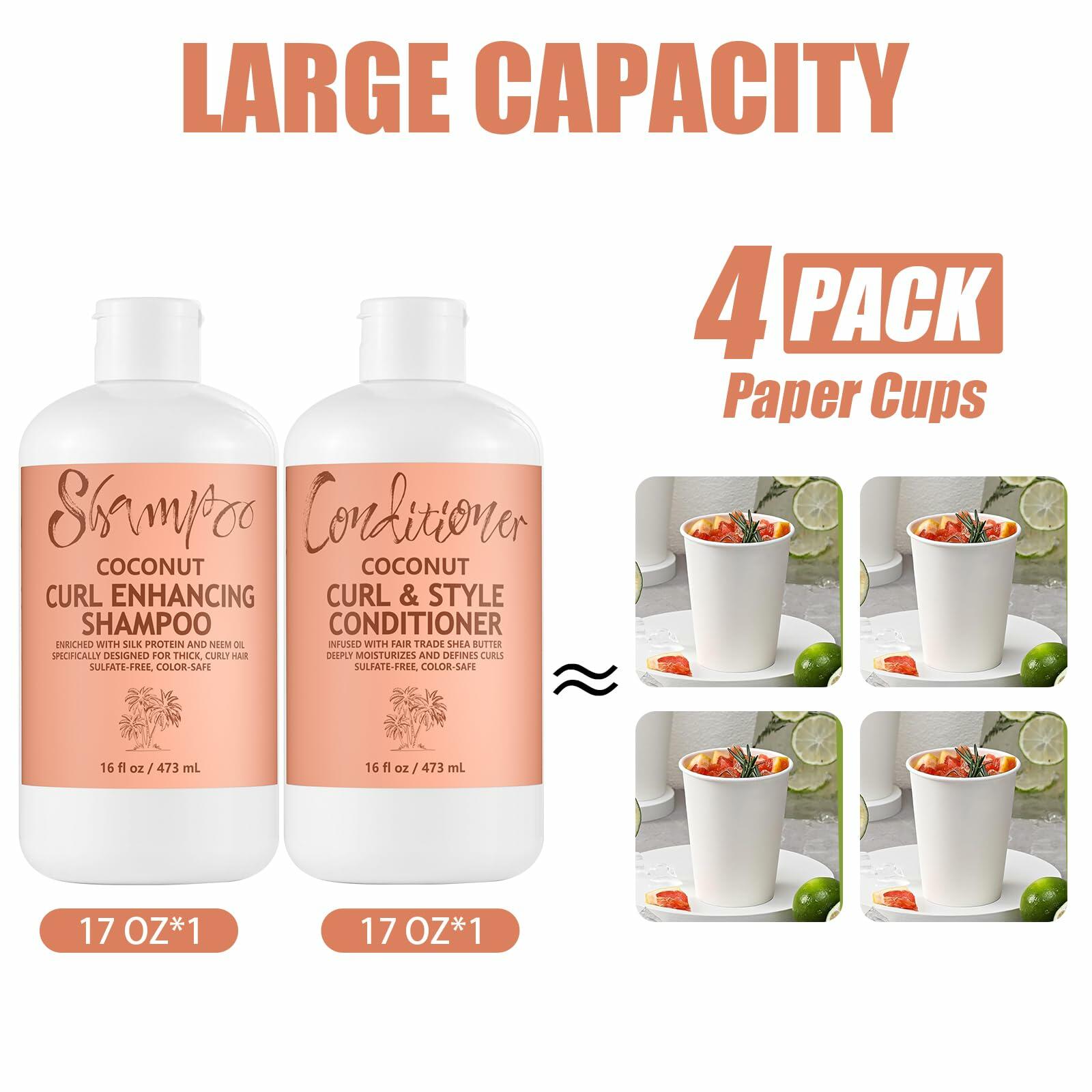 SpareCruise Leak-Proof Empty Shampoo Bottles Pink 32ml 2 Pcs Reusable Funnels