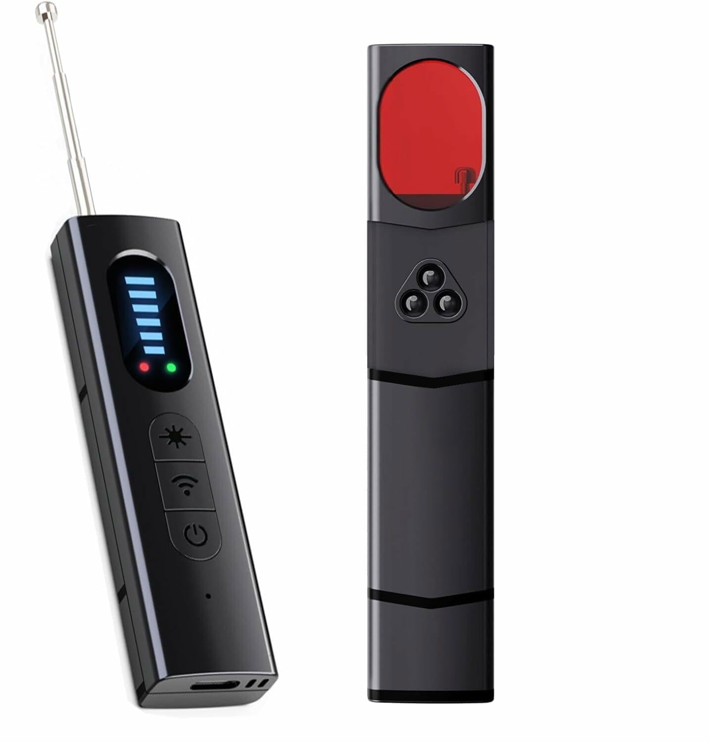 HUSPUR Hidden Camera Detector Portable Spy Finder Wireless Rechargeable Black