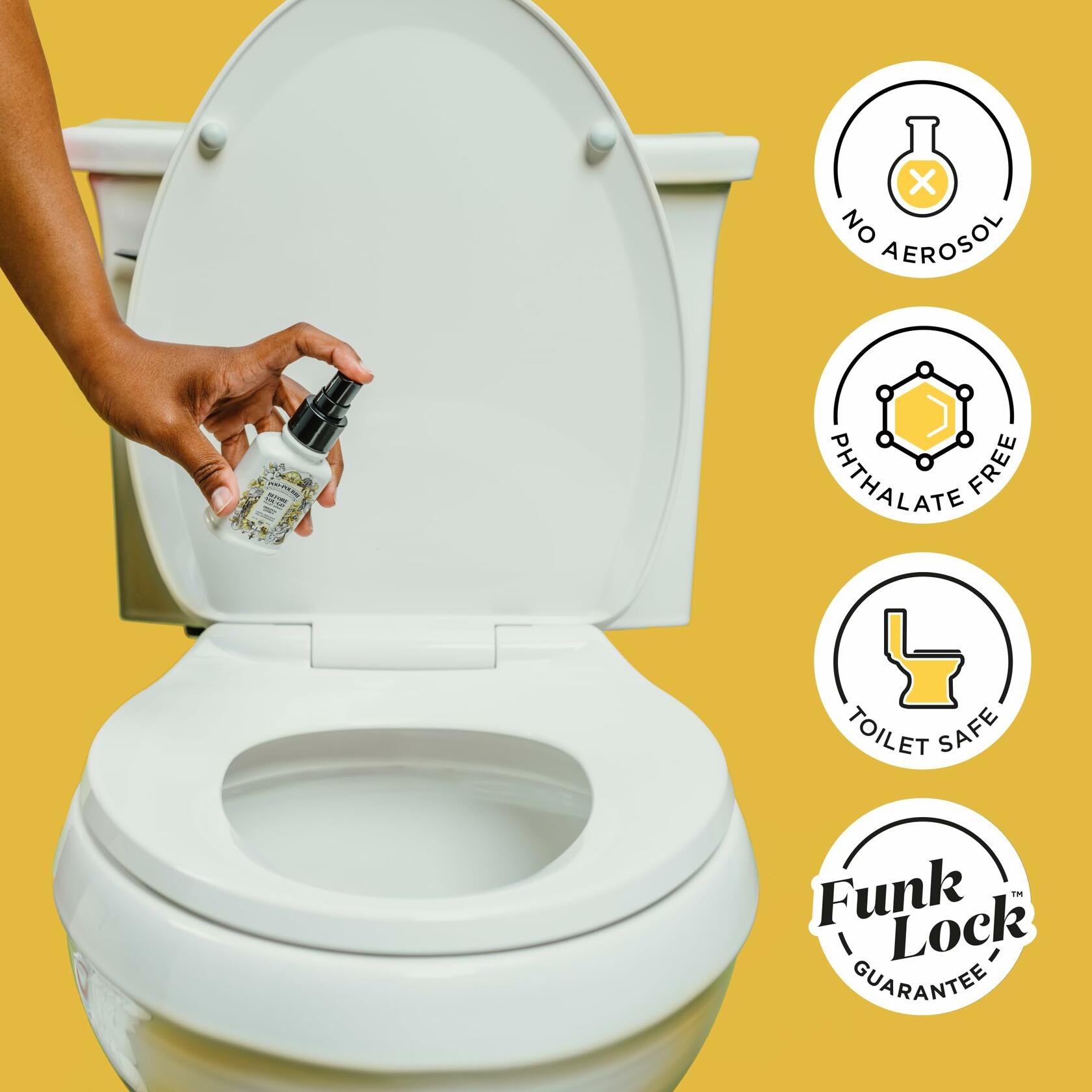Poo-Pourri Toilet Spray Original Citrus Lemon Bergamot 2oz 2 Pack