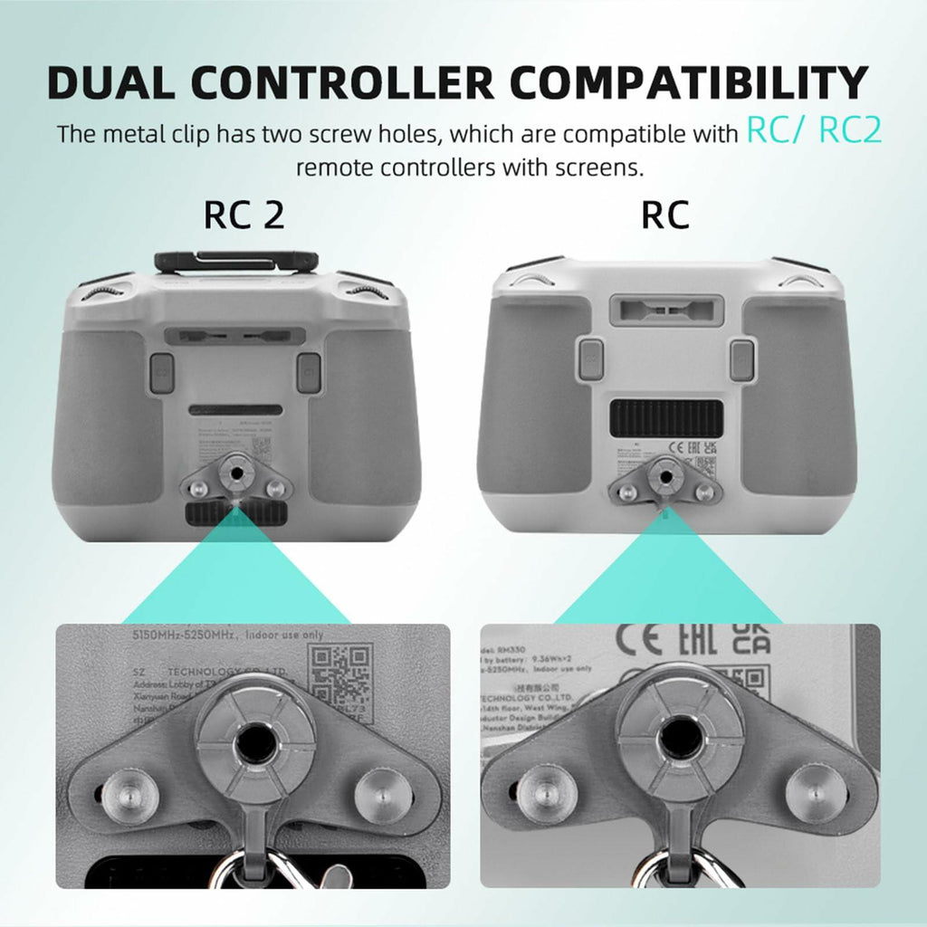 Metal Bike Handlebar Mount Adapter for DJI OSMO Pocket 3 Action 4 RC2