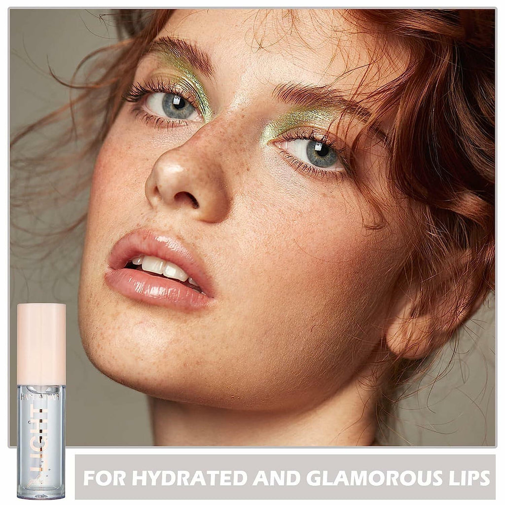 MAEPEOR Moisturizing Lip Gloss Set 6PCS Neutral Nude Hydrating 1 Fl Oz