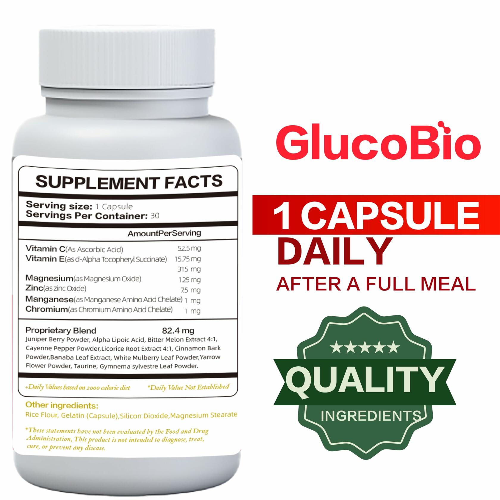 BestBy05/27 Barbara o'neill Gluco Revive Advanced Formula Capsules 30 Count