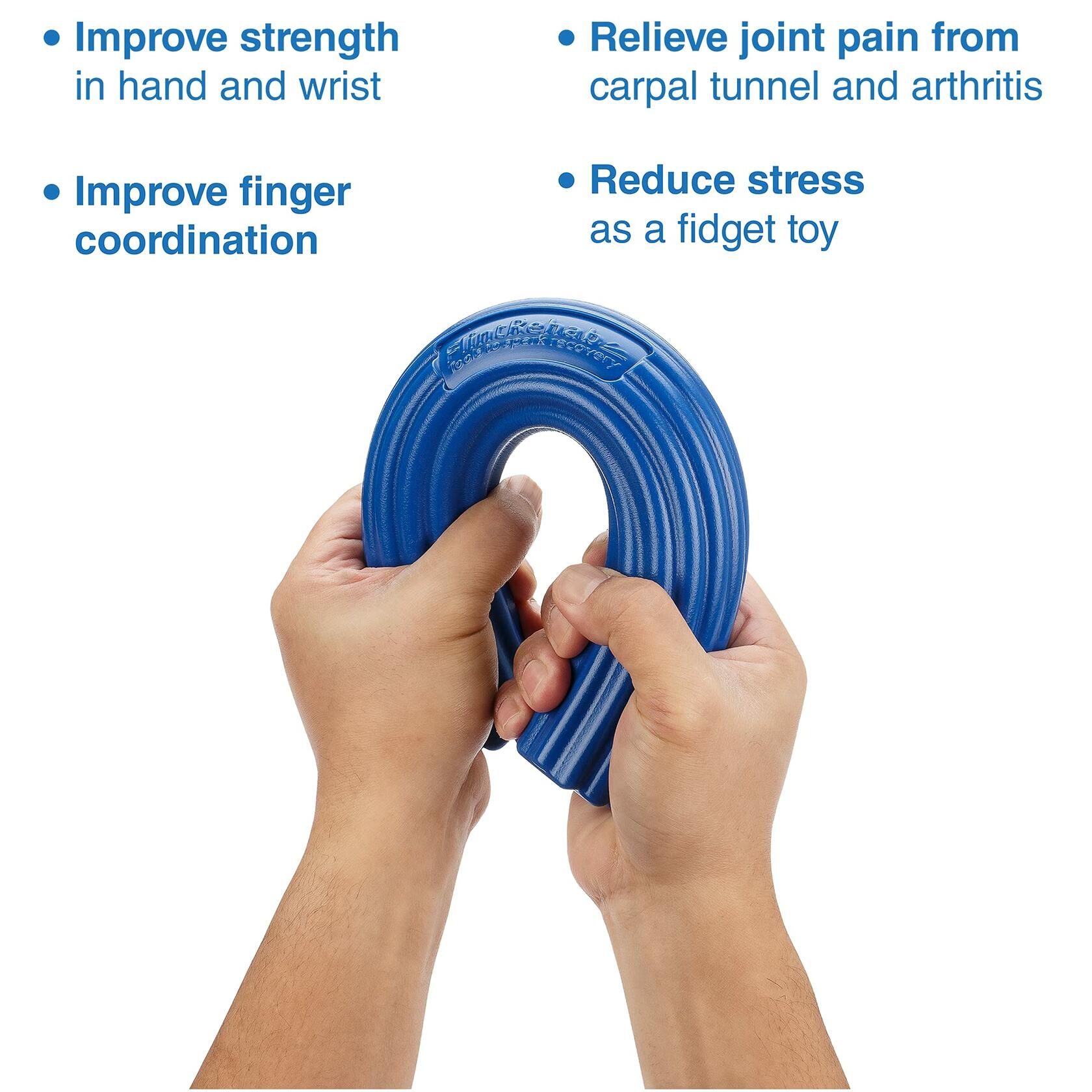 FlintRehab Flex Bars 3 Pack Multicolor Hand Therapy Resistance Exercise Bars