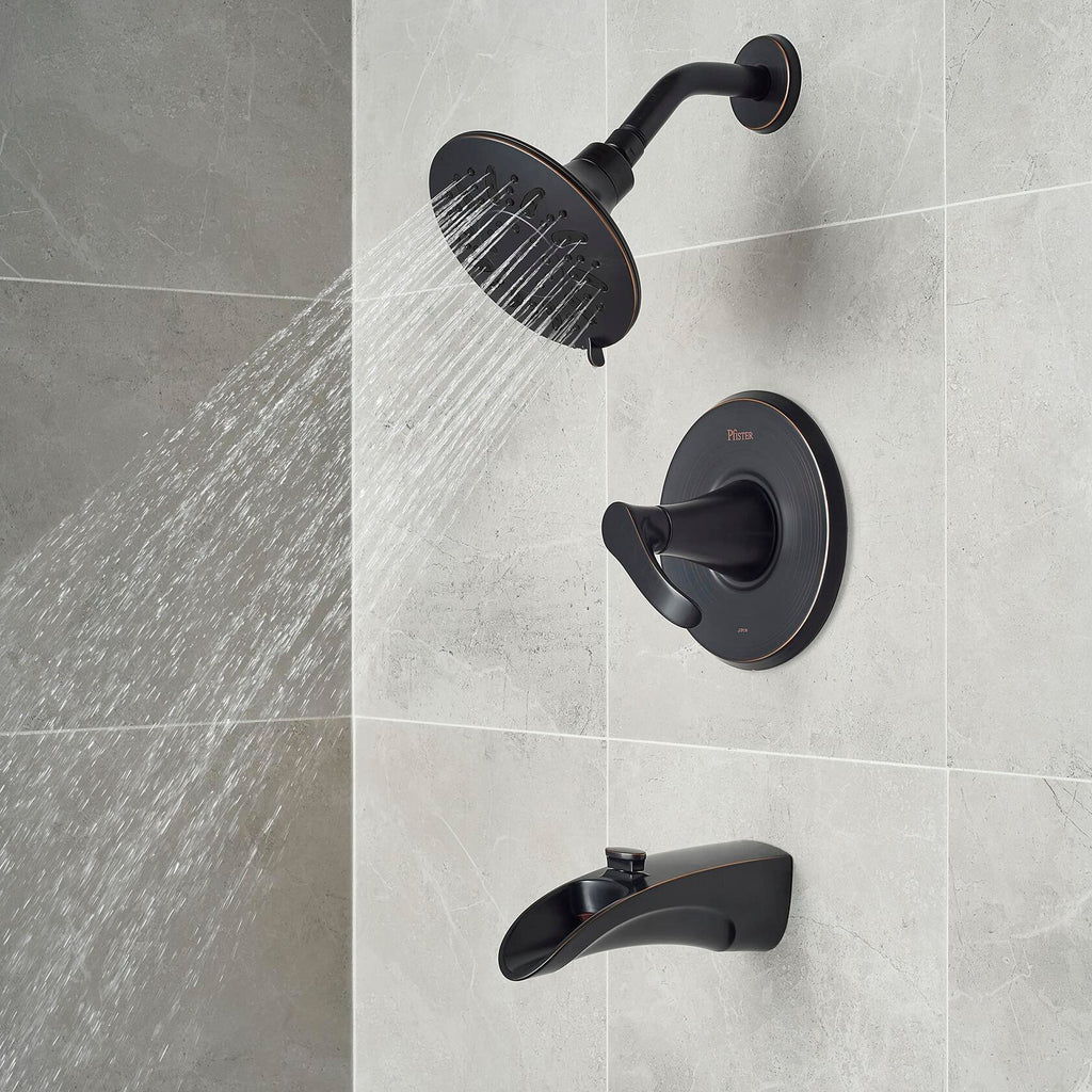 Pfister Brea Tub & Shower Trim Kit 1-Handle Tuscan Bronze 8P8WS2BRSY